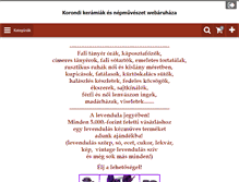 Tablet Screenshot of korondkincse.hu